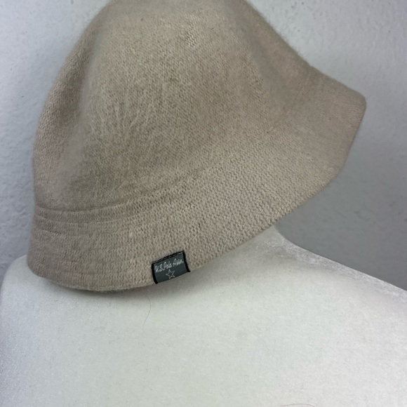 ♥️ US Polo Assn Bucket Angora Hat - Picture 1 of 4